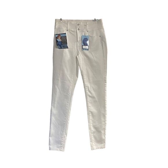 WAX JEANS Butt I Love You Push-Up Collection Skinny Size 9 White New With Tags - Picture 1 of 11